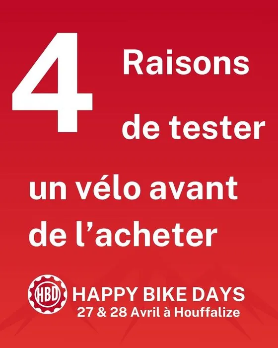 Carrousel : 4 raisons de tester un vélo avant de l'acheter